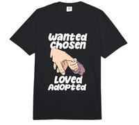 Adopción Familia Padres Adoptivos Buscados Elegidos Amados Adoptados Comfort Colors Adult Heavyweight T-Shirt