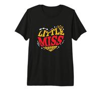 Adopción Familiar Cuidado de crianza Cita Divertida Little Miss Adopted Camiseta Premium