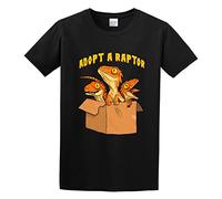 Adopt A Raptor Men's T-Shirt Unisex Black Cotton Print tee Shirts XL