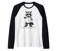 Adopt A Street Cat Camiseta Manga Raglan