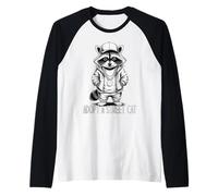 Adopt A Street Cat Camiseta Manga Raglan