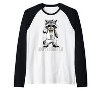 Adopt A Street Cat Camiseta Manga Raglan