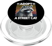 Adopt A Street Cat - Mapache de Acuarela PopSockets PopGrip para MagSafe