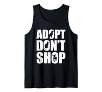 Adopt Don't Shop - Amante de Gatos y Perros, Conciencia de Animales, Mascotas Camiseta sin Mangas