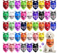 Adopt Me - Juego de 40 pañuelos para Perros, Baberos Triangulares, Lavables, para Gatos pequeños, medianos y Grandes, Mascotas, Accesorios de Disfraz, decoración