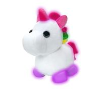 Adopt Me Neon Unicorn Light-Up Plush - Soft and Cuddly - Three Light-Up Modes -