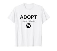 Adopta No Compre Animal Rescue Camiseta