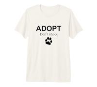 Adopta No Compre Animal Rescue Camiseta Premium