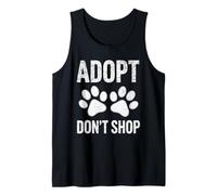 Adopta, no compres - Animal Shelter Pet Camiseta sin Mangas