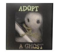 Adopta Un Fantasma - Adorable Muñeca Fantasma De Halloween | Adopta Un Fantasma En Una Caja Con Un Pequeño Pergamino, Minii Muñeca Fantasma De Fieltro Sobrenatural, Juguete Compañero, Decoración De Ha
