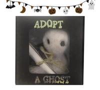 Adopta Un Fantasma Figura Decorativa Pequeña Linda y Espeluznante con Mini | Adopción de Fantasma Para Cumpleaños Mesa Oficina Hogar Colegas Coche Interior Escritorio Familia Amigos