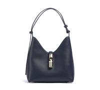 Adoptando sin esfuerzo la tendencia minimalista y chic, este bolso de hombro Furla Goccia en piel granulada ofrece un compañero refinado pero práctico para mujeres modernas. Fabricado con piel suave y