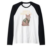 Adopte un Amante del Rescate del Gato del Alma Dorada No Compre el Defensor Camiseta Manga Raglan