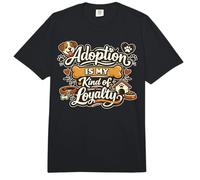 Adoption Is My Kind of Loyalty Dog Lover Shelter Rescue Mode Comfort Colors Adult Heavyweight T-Shirt