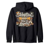 Adoption Is My Kind of Loyalty Dog Lover Shelter Rescue Mode Sudadera con Capucha