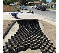 Adoquines permeables para entradas - Alfombrillas de protección de suelo de relleno pesado para estabilización de grava y trabajos de subsuelo