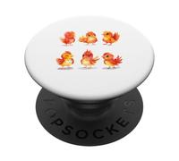 Adorable Acuarela bebé pájaros Lindos Pollitos Arte PopSockets PopGrip Adhesivo