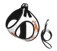 Adorable Akita Inu,Arnés para Mascotas, arnés Reflectante Ajustable para Perros,M