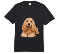 Adorable Amante de los Perros Cocker Spaniel Comfort Colors Adult Heavyweight T-Shirt