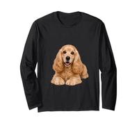 Adorable Amante de los Perros Cocker Spaniel Manga Larga