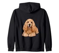 Adorable Amante de los Perros Cocker Spaniel Sudadera con Capucha