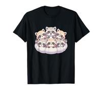Adorable Baby Raccoons Cozy Cloud Cuddle Squad Camiseta