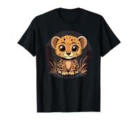 Adorable bebé guepardo ojos grandes Camiseta