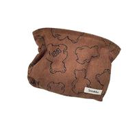 Adorable bolsa de maquillaje de pana de oso de dibujos animados; espaciosa bolsa de viaje portátil; almacenamiento de cosméticos organizativo; bolso de aseo elegante; regalo perfecto, Brown, 27.0*7.0
