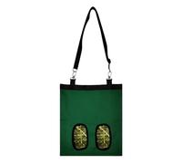 Adorable Bunny Hay Bag, 2-Hole Small Animal Alimentador, 9,84 x 11,02 x 1,18 pulgadas Pet Grass Organizer, 600d Oxford Fabric Food Container, Cage Storage for Chinchilla Hamster