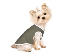 Adorable camiseta con estampado de schnauzer para mascotas, chaleco suave y elástico, ropa de moda para uso en interiores y exteriores