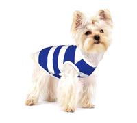 Adorable camiseta de algodón con estampado de bandera cubana para perros pequeños, camiseta sin mangas suave y transpirable para cachorros, gatos y chihuahua