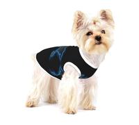 Adorable camiseta de algodón con estampado de mapa del mundo, camiseta sin mangas suave y transpirable para cachorros, gatos y chihuahua