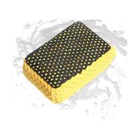 Adorable Car Detailing Sponge, Rojo/Yellow Scratch Reutilizable Cleaning Brush, 3,54 x 5,12 x 1,97 pulgadas Multi-Purpose Washing Tool for Automotive and Household Use