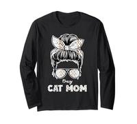 Adorable Cat Mama Life | Lindas mamás felinas mascotas gatito gato mamá Manga Larga