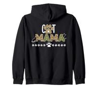 Adorable Cat Mama Life | Lindas mamás felinas mascotas gatito gato mamá Sudadera con Capucha