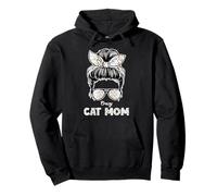 Adorable Cat Mama Life | Lindas mamás felinas mascotas gatito gato mamá Sudadera con Capucha
