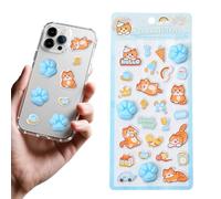 Adorable Cat Stickers, 3D Adhesive Decals, Fun Scrapbook Decorations, Vibrant Notebook Pencil Case Water Bottle, Playful Computer Tablet Phone Cup Companion, Animal Sticker Pack for Youth, Girls, 20 g