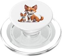 Adorable Chihuahua mamá y bebé Perro Arte PopSockets PopGrip para MagSafe