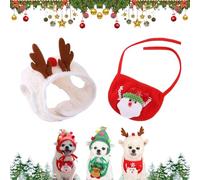 Adorable Christmas Tree Pom-Pom Hat for Dogs, Christmas Tree Hat for Pets, Pets Photo Props Decorations Supplies (C)