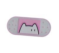 Adorable clip de pelo de anime con cruces de corazón y gatito para control de flequillo y varios peinados, clip fino acrílico de alta calidad