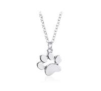Adorable collar de cachorro con forma de pata colgante simple de mujer collar con joyas cinta creativa y útil Handy And Professional