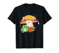 Adorable compañero de Setas y Ranas del Bosque para los Amantes de la Naturaleza Camiseta