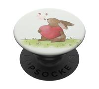 Adorable Conejito Casarse Conmigo propuesta ilustración PopSockets PopGrip Adhesivo