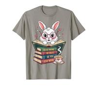 Adorable Conejito Lee Libros, sé Amable, sé extraño, Bebe té Camiseta