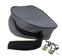 Adorable Crampon Case, 7.09x5.12x2.17 pulgadas Reusable Climbing Gear Storage Zipper Pocket, Gray/Black Travel Organizer Bag for Home, School and Bathroom, multicolor, Se référer au descriptif,