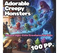 Adorable Creepy Monsters: A Whimsical and Fun Collection of 50 Unique Ugly-Cute Creatures for Kids, Teens, and Adults. A Perfect Book for Stress Relief, Relaxation, and Boosting Creativity.