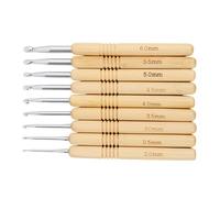 Adorable Crochet Hooks, Yarn Crocheting Needles, 9x Ergonomic Knitting Yarn Crocheting Needles, Crocheting Kit for Beginners, Weave Yarn Knitting CKit for Beginners, Knitters, Grandmothers