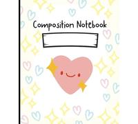 Adorable Cute Composition Notebook | Wide Ruled, 7.5 x 9.25, 100 Pages | Perfect for Kids, Teens, and Adults - Ideal for School, Journaling, or Creative Writing