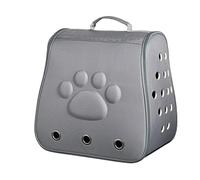 Adorable Design Cat Transport Carrier, Foldable Pet Carrier, Sturdy Pet Carrier, Decorative Pet Carriers 42x38x27cm for Medium Dogs, Small Cats, Blue, Khaki, Gray, Black, Pink Color