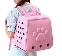 Adorable Design Cat Transport Carrier, Foldable Pet Carrier, Sturdy Pet Carrier, Decorative Pet Carriers 42x38x27cm for Medium Dogs, Small Cats, Blue, Khaki, Gray, Black, Pink Color